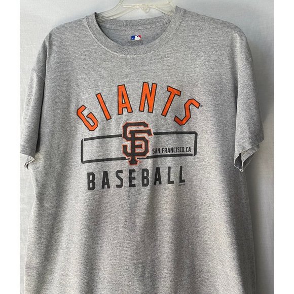 San Francisco Giants Grey Logo T-Shirt Size Large - Picture 2 of 6